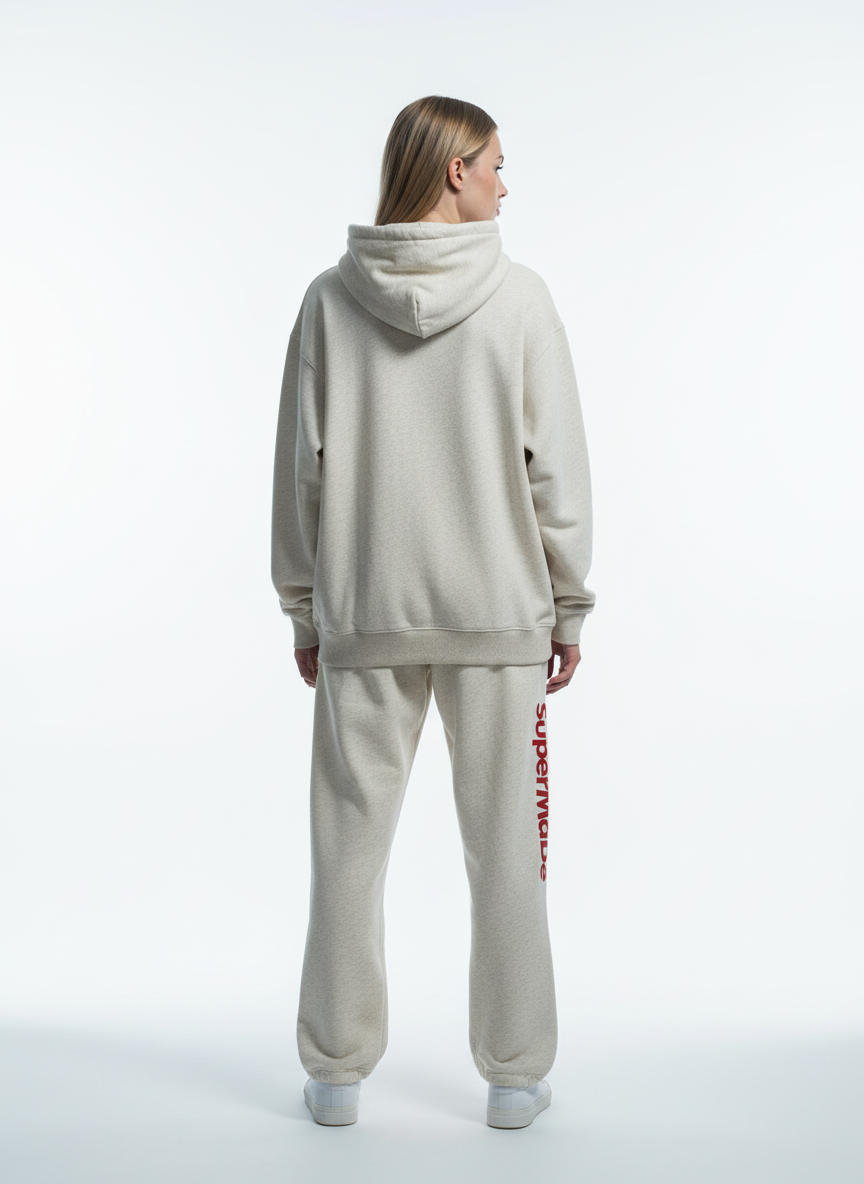 Streetwear SuperMade  Letter Print Casual Set