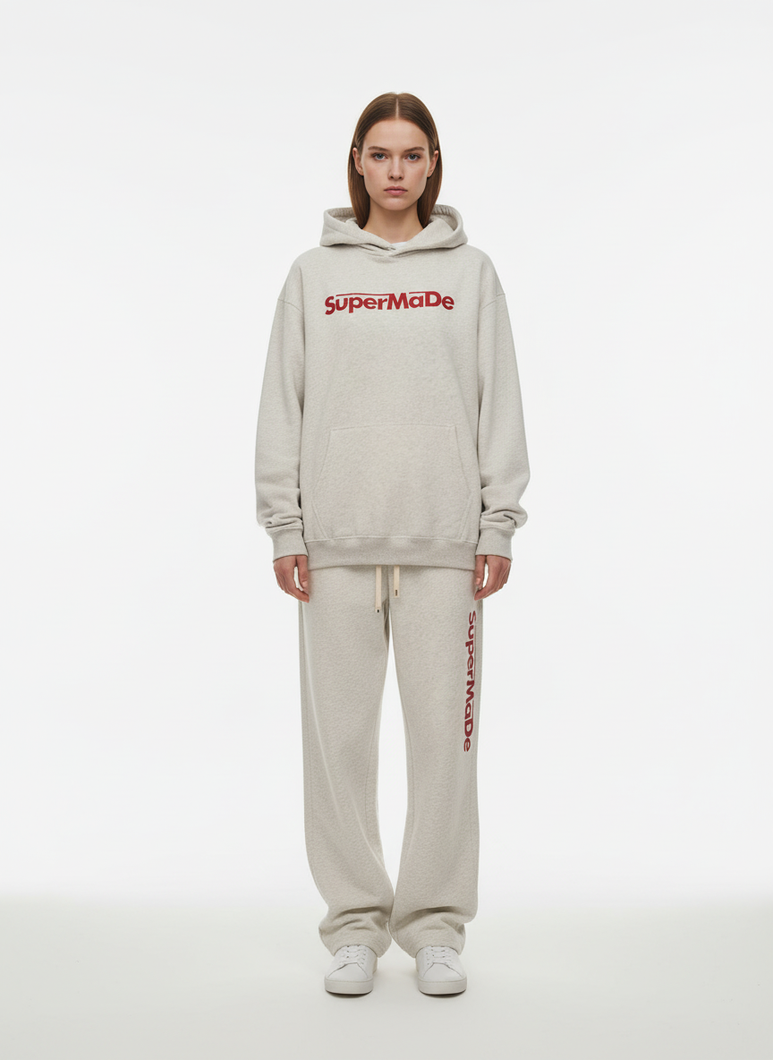 Streetwear SuperMade  Letter Print Casual Set