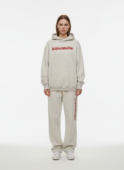 Streetwear SuperMade  Letter Print Casual Set