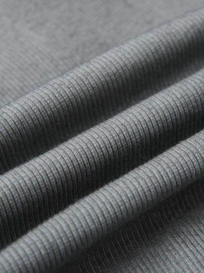 Corduroy Long Sleeve Tactical Shirt with Embroidered Logo and Padded Shoulders 