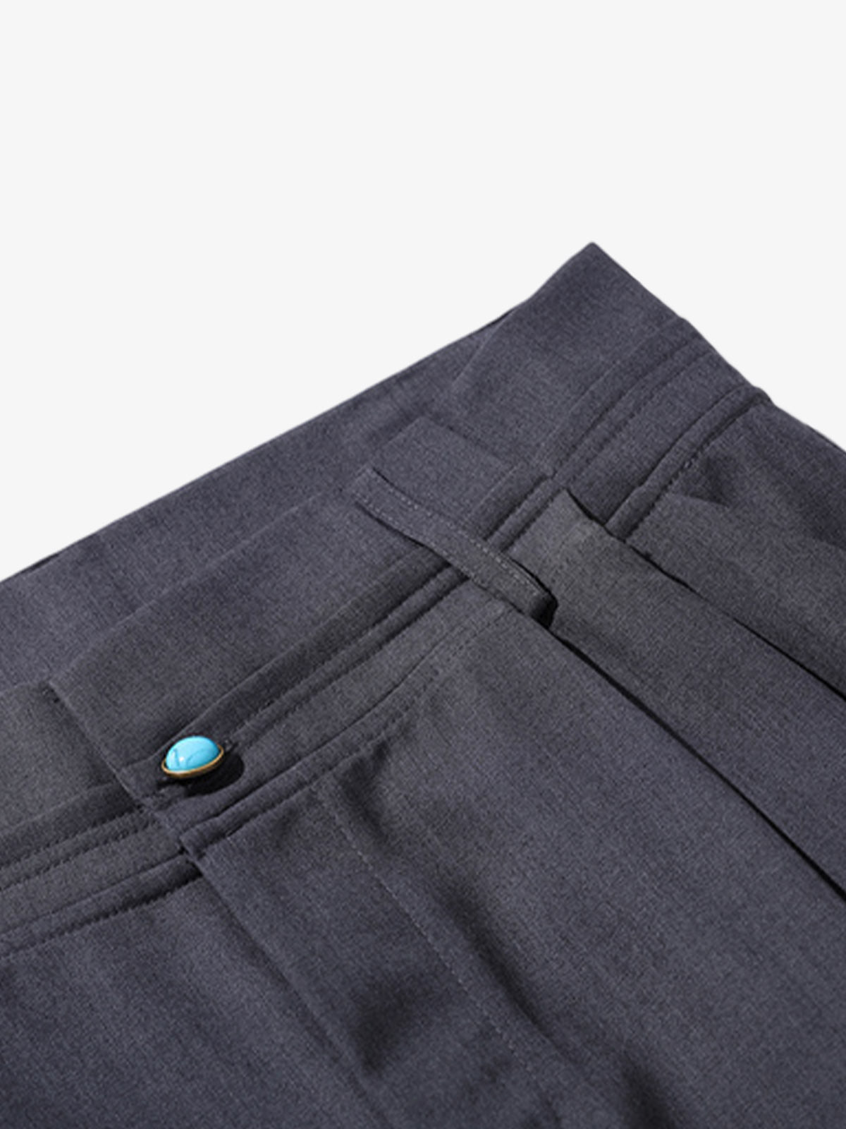 Turquoise Design Flared Scimitar Pants 