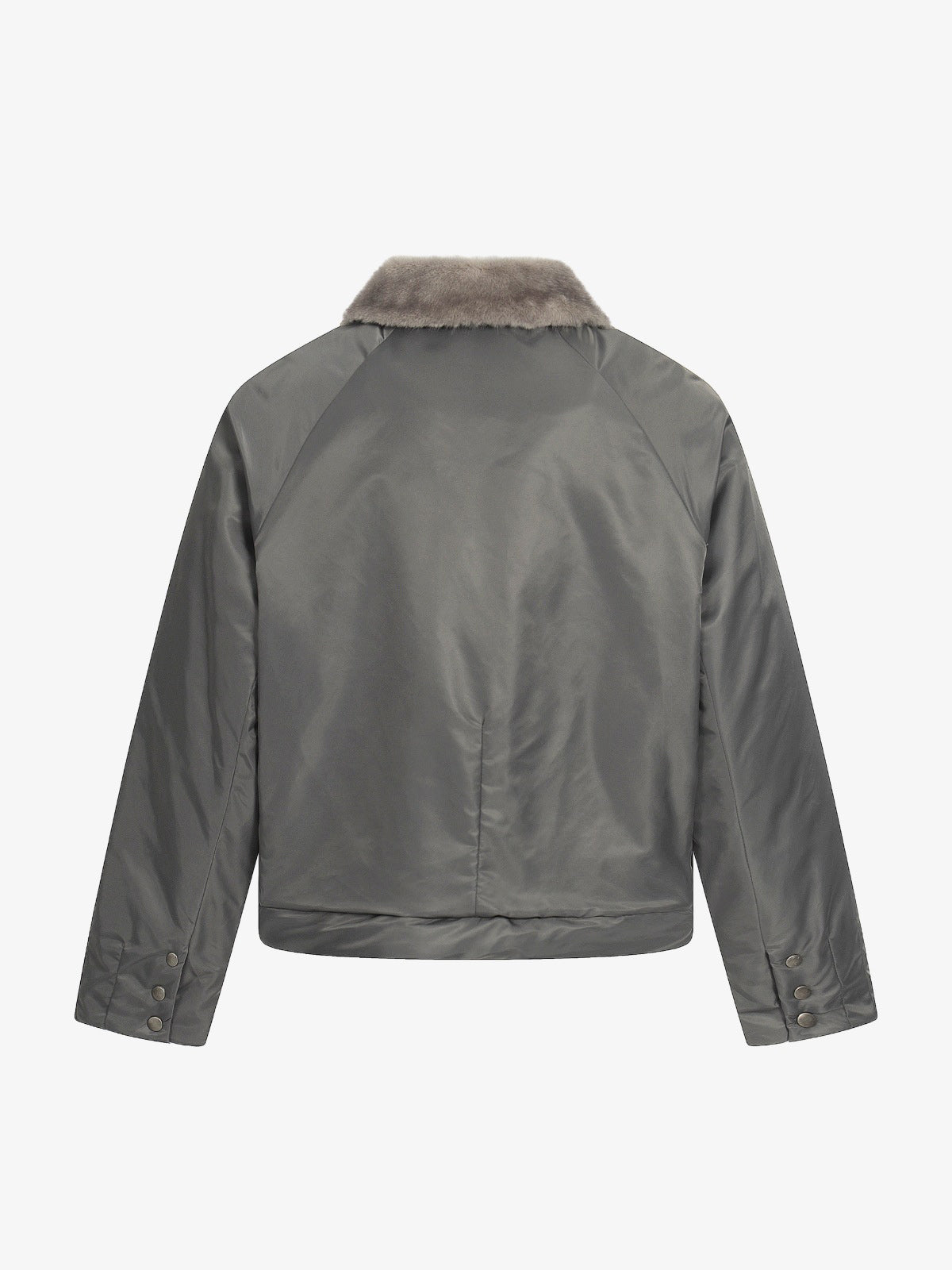 Stylish Winter Bomber Jacket with Faux Fur Collar - Perfect for Cold Weather 