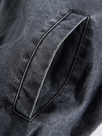 Stylish High-Collar Denim Jacket for All-Season Wear 