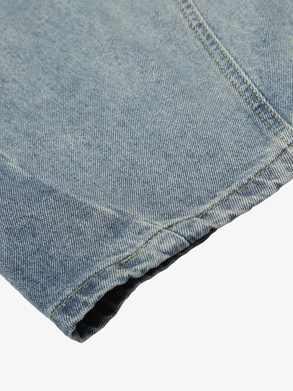 Wide-Leg Denim Culottes with Side Slits for Women 