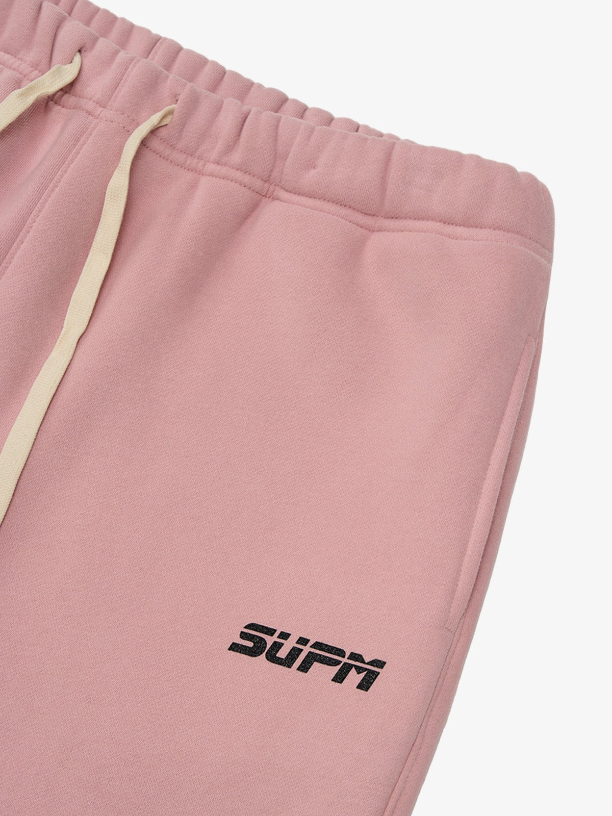 SUPM Minimalist Logo Pink Hoodie and Sweatpant Set 