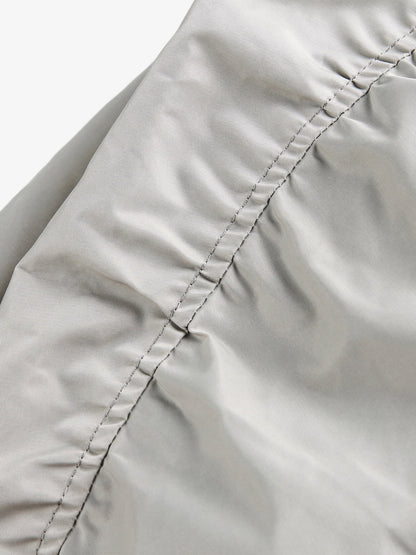 Stylish Hooded Bomber Jacket with Zippered Arm Pocket - Perfect for Casual and Outdoor Wear 