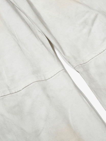 Cotton Blend Wide Leg Cargo Pants with Zipper Pockets and Utility Design?