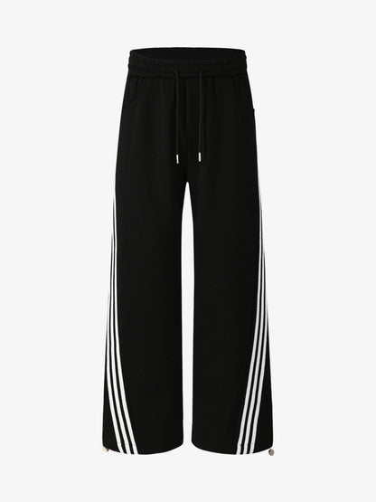 Striped Loose Drape Pants 