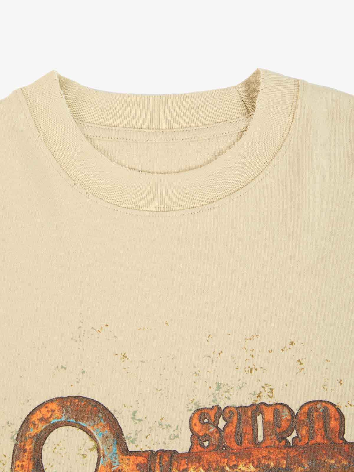 Supermade Rusty Metal Key Print T-Shirt?