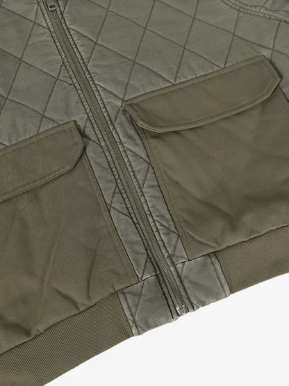 Quilted Hooded Jacket with Pockets - Perfect for Casual and Outdoor Wear 