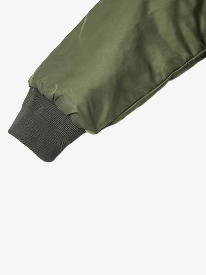 Winter Bomber Jacket with Leopard Fur Collar - Stylish and Warm for Men and Women 