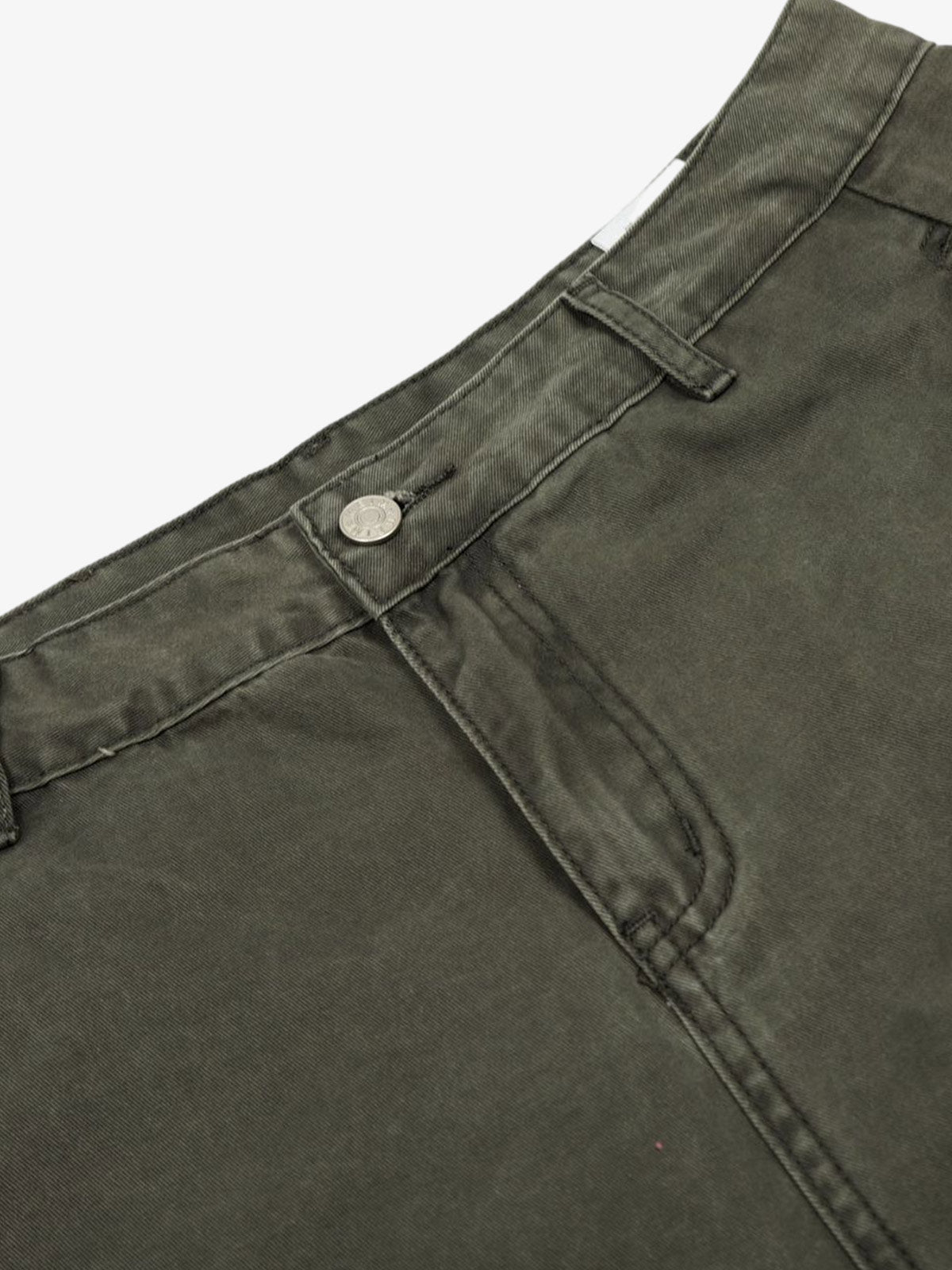 Deconstructed Casual Scimitar Denim Jorts 