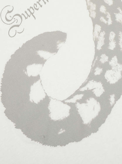 Abstract Leopard Tail Graphic Long Sleeve T-Shirt