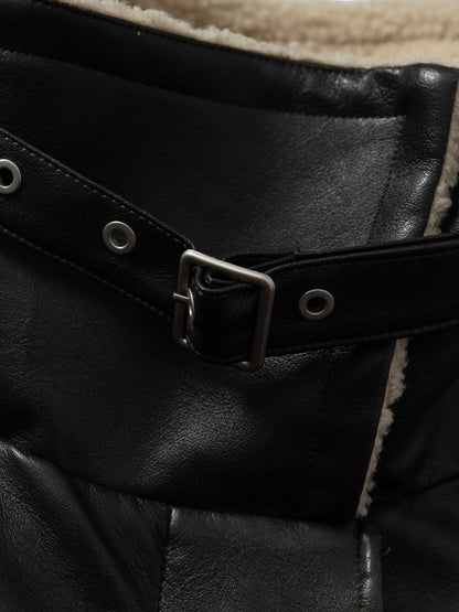 Stylish Aviator Jacket with Faux Fur Collar - Perfect for Casual and Fashionable Looks 