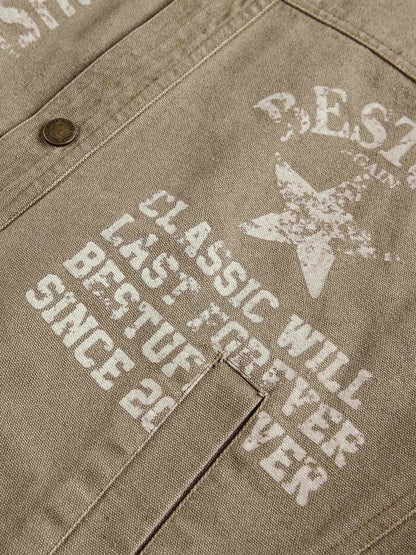 Stylish Graphic Print Jacket for Men - Perfect for Casual and Outdoor Wear 