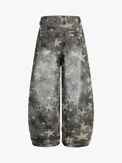 Star-Print Wide-Leg Culottes for Women - Stylish and Comfortable Everyday Wear 