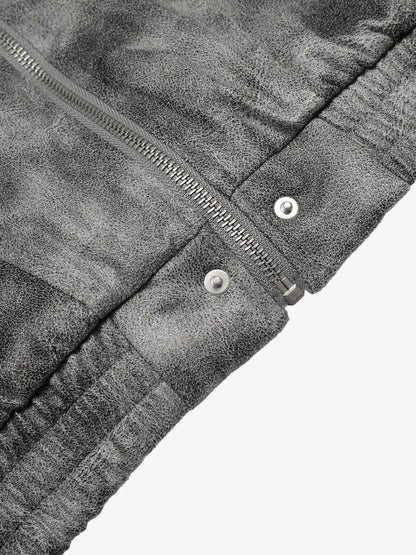 Stylish Tie-Dye Bomber Jacket with Faux Fur Hood for Winter and Fall 