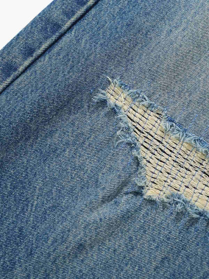 High-Waisted Wide-Leg Cargo Pants with Unique Pocket Design 