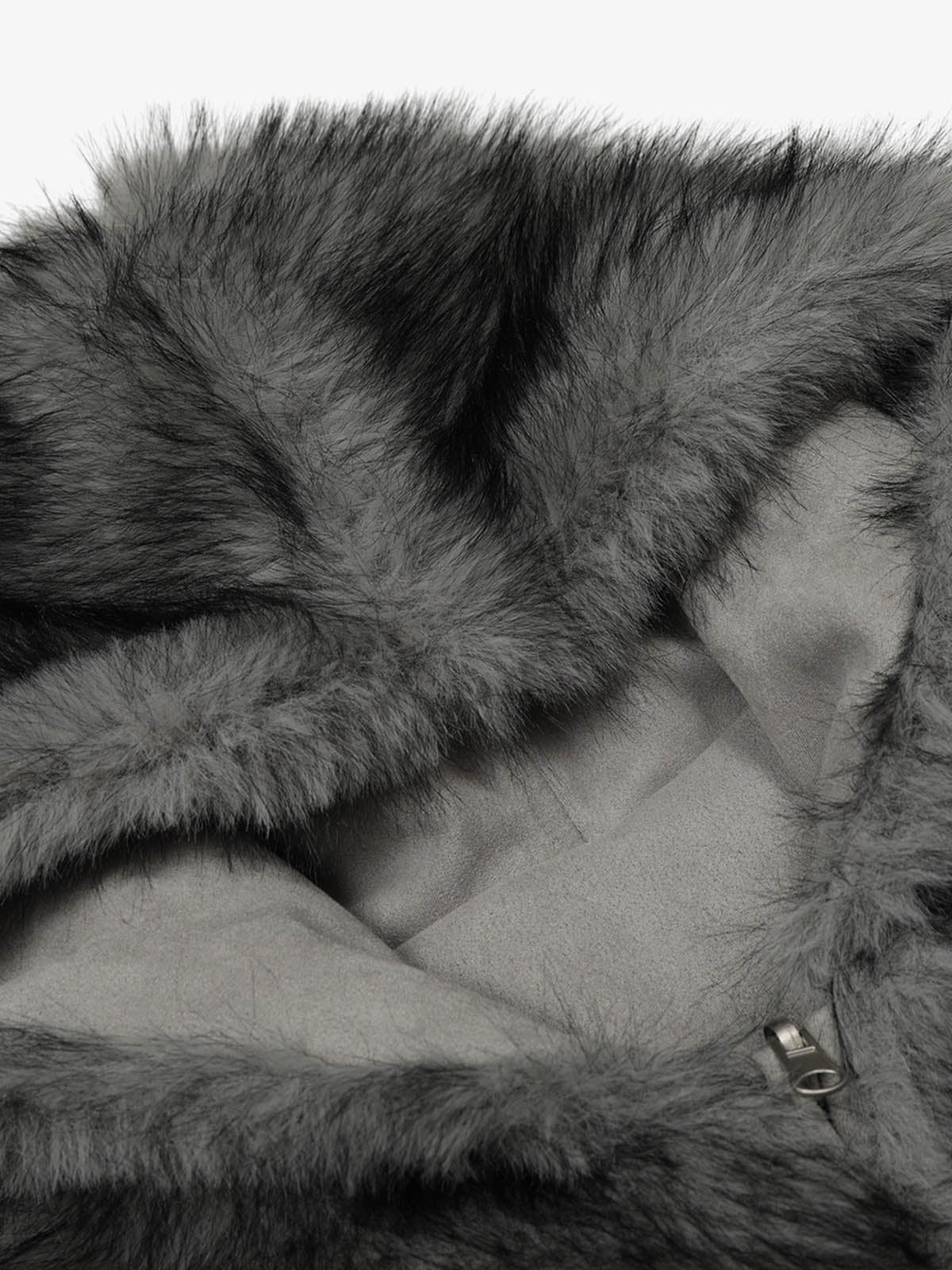 Stylish Faux Fur Hooded Jacket for Winter Warmth and Fashion 