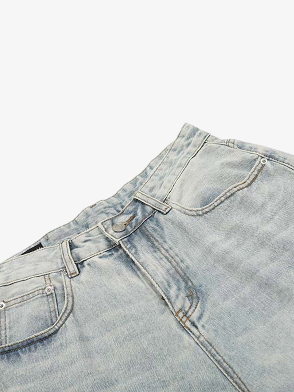 Light Wash Denim Wide Leg Bermuda Shorts for Women High Waist Casual Summer Style?