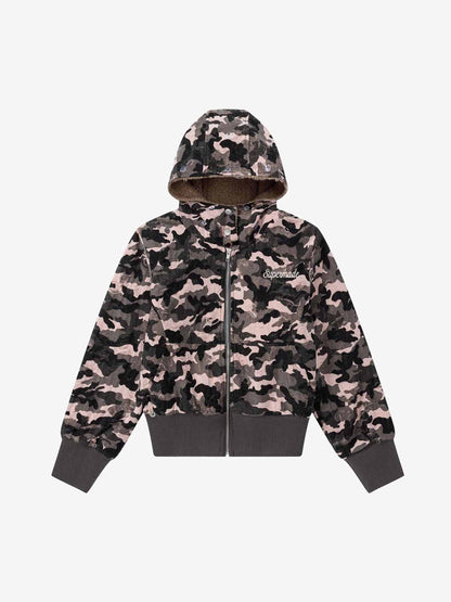 Camouflage Pattern Hoodie for Casual and Outdoor Use 