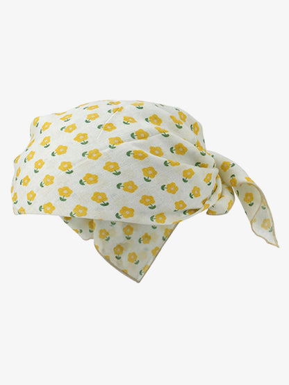Cotton Floral Print Bandana Scarf for Women - Vintage Style Headwear with Soft Comfort and Classic Pattern?