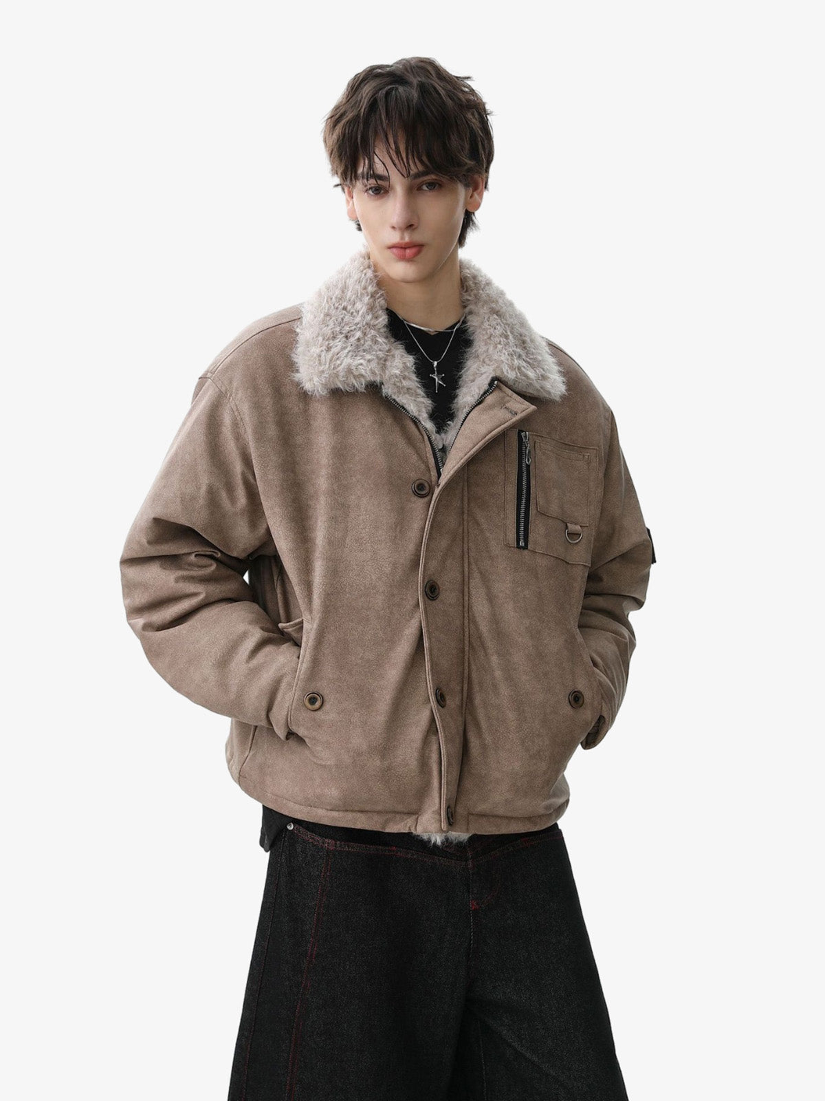 Quilted Puffer Jacket with Faux Fur Trim - Winter Essentials for Ultimate Warmth 