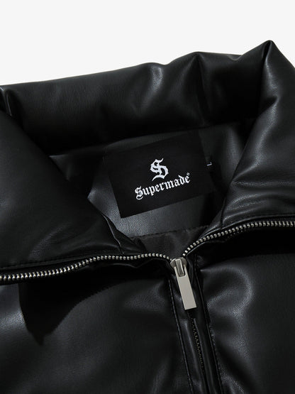 Quilted High-Neck Vest for Modern Urban Style 