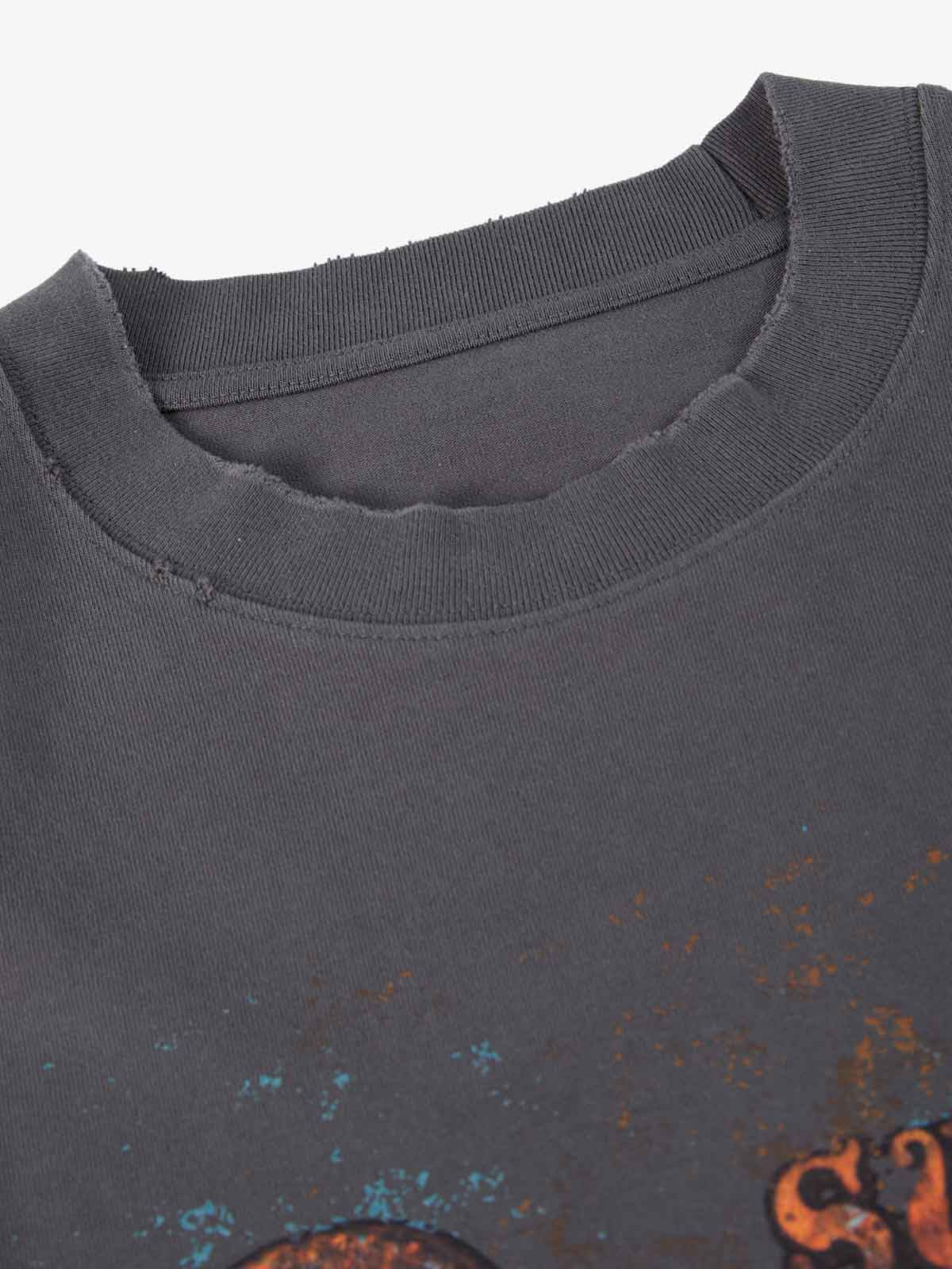 Supermade Rusty Metal Key Print T-Shirt?