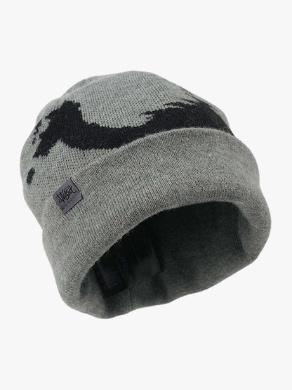 Fleece Lined Camouflage Knit Beanie Hat for Outdoor Winter Wear?