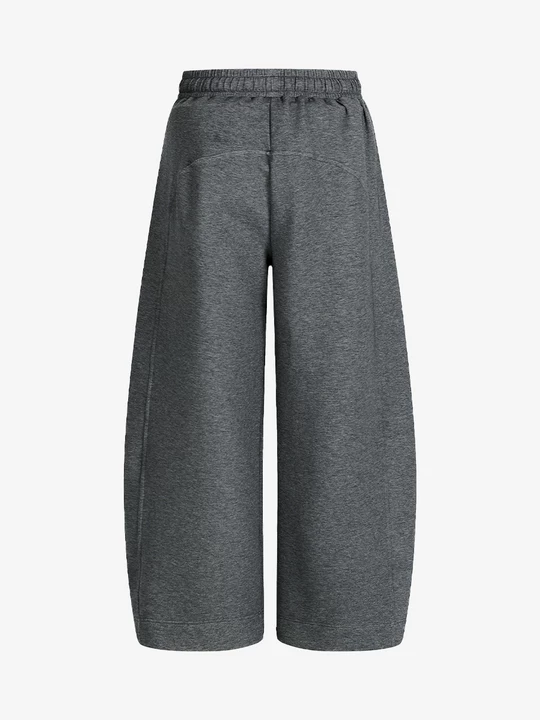 Deconstructed Split Drawstring Casual Sweatpants 