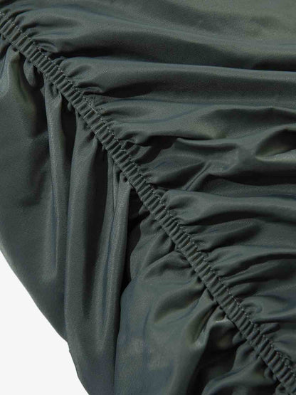 Vintage Fur Hood Padded Zip Up Bomber Jacket