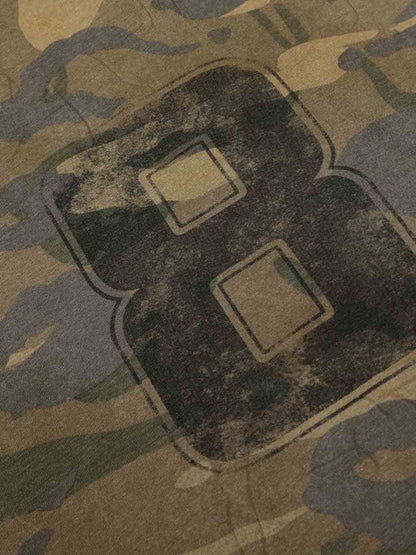 Camo Number 8 Graphic Long Sleeve T-Shirt