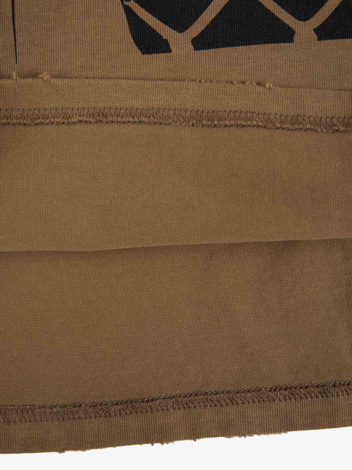 Supermade Distressed Cage Striped Long-Sleeve T-Shirt?