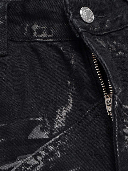 Stylish Star-Embellished Flared Jeans for Women - Perfect for Trendy Outfits 