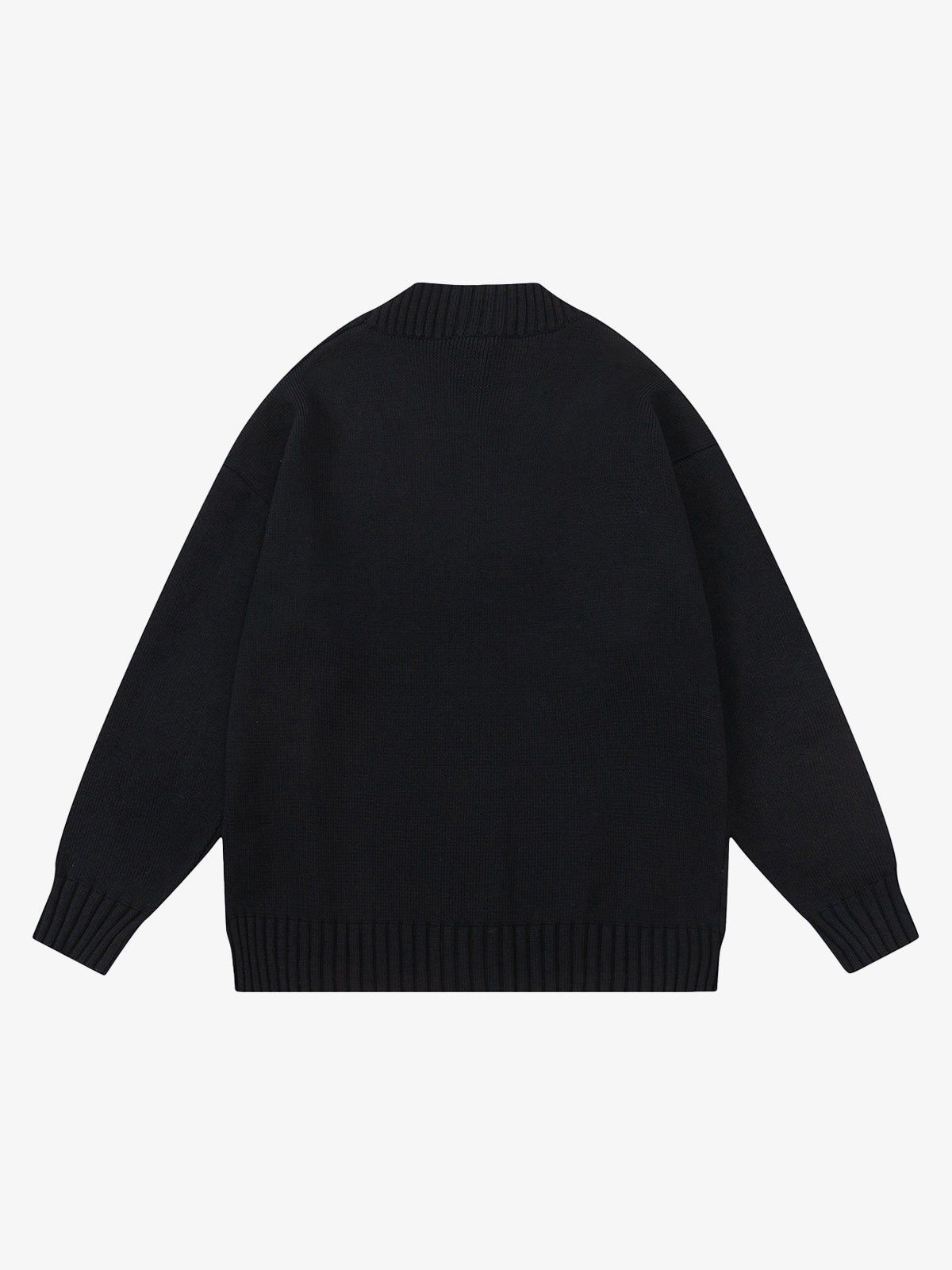 Cotton Blend Oversized V-Neck Cardigan Sweater for Men and Women 