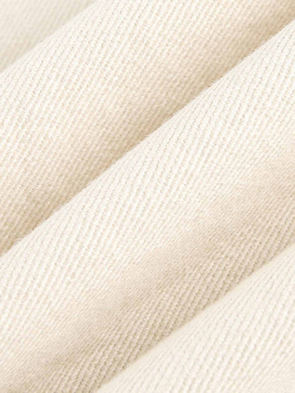 Panel Construction Button-Up Workwear Jacket