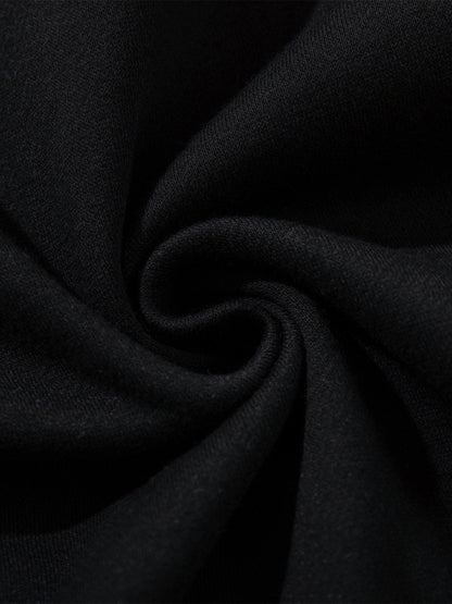 Street Washed Distressed Dark Skeletons Print Hoodie 