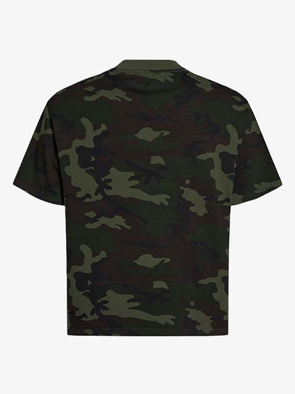 Cotton Camouflage Print T-Shirt with SuperMade Logo Design for Men and Women?