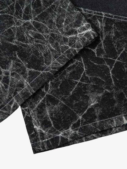 Thesupermade Deconstructed Split Tie-dye Jeans 