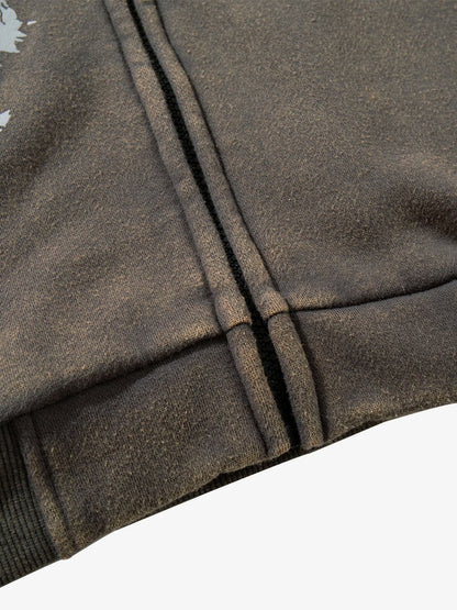 Skull Pattern Knit Sweater for Bold Fashion Statements 