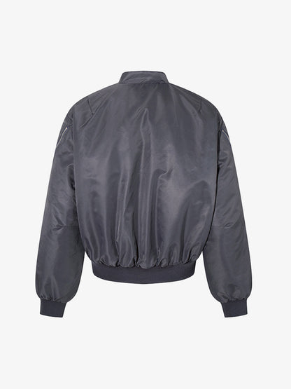Minimalist Zip Bomber Jacket 