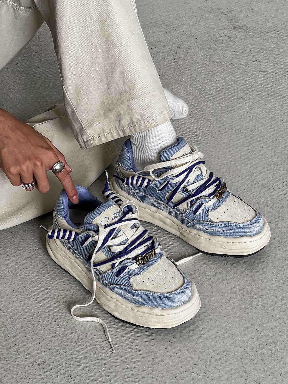 Stylish Denim-Style Sneakers for Everyday Wear 
