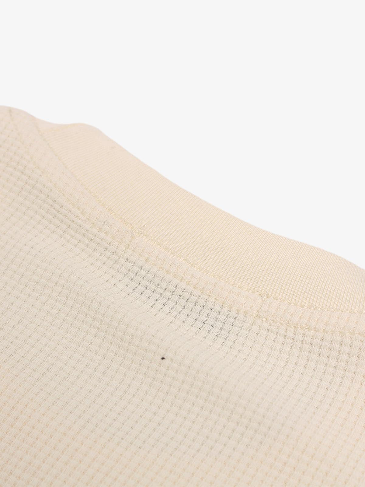 Cotton Waffle Knit Graphic T-Shirt with The Supermade Records Print for Men?