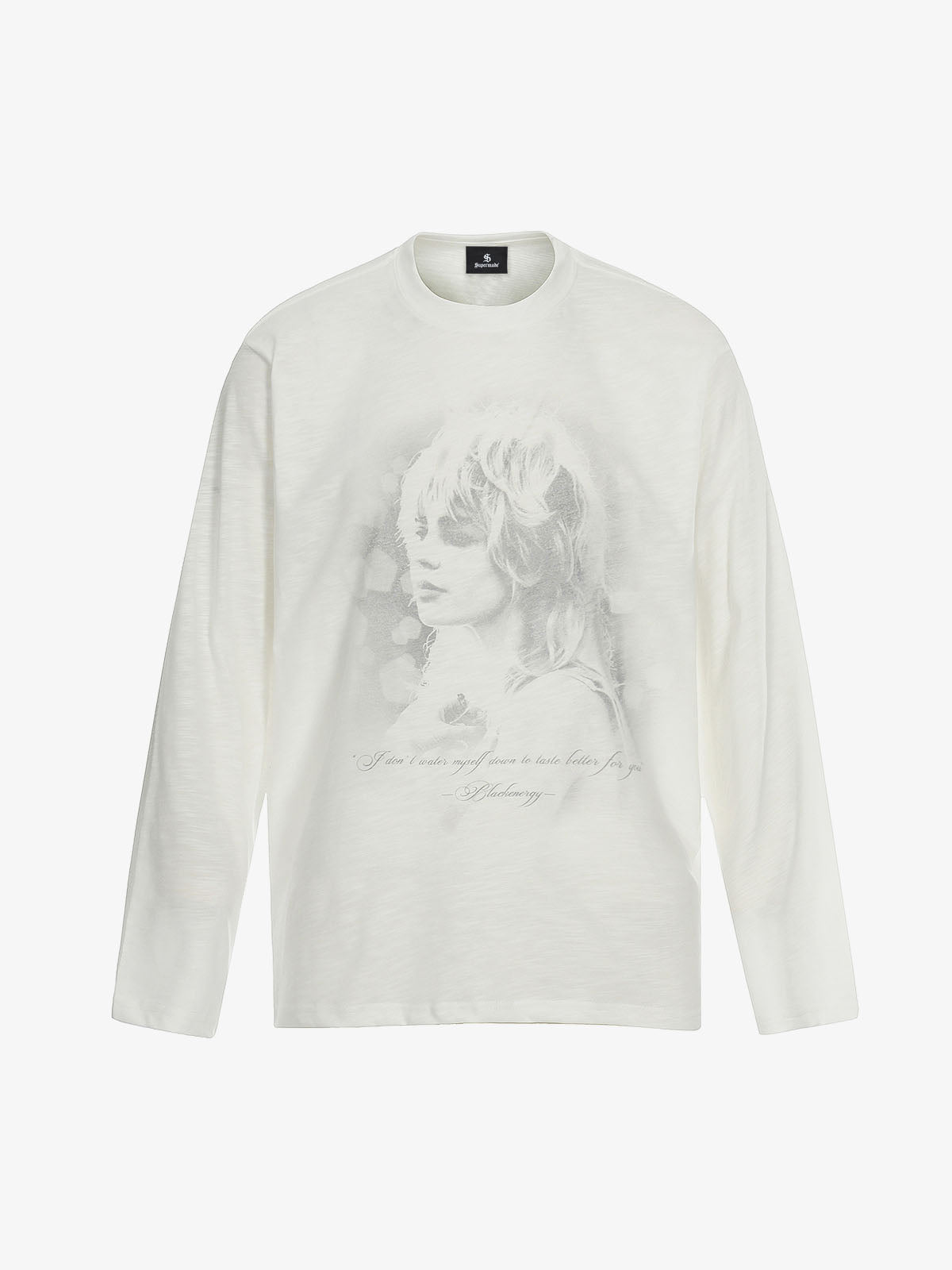 Vintage Portrait Graphic Long Sleeve T-Shirt