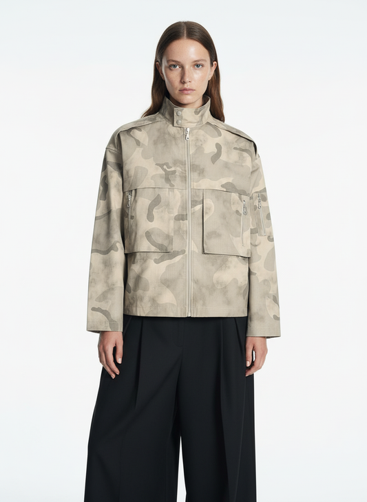 Street Retro Camouflage Military Jacket