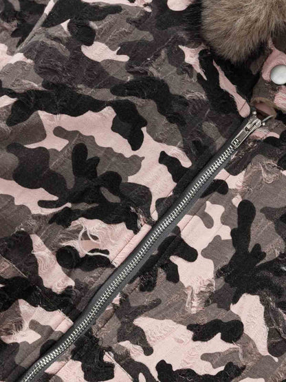 Camouflage Pattern Hoodie for Casual and Outdoor Use 