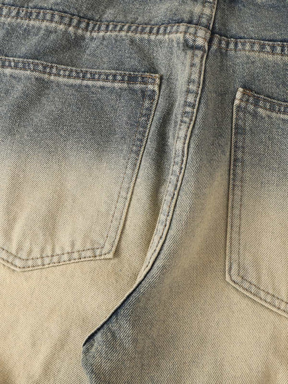 High-Waisted Flared Jeans with Distressed Look for Women - Perfect for Casual and Fashionable Outfits 