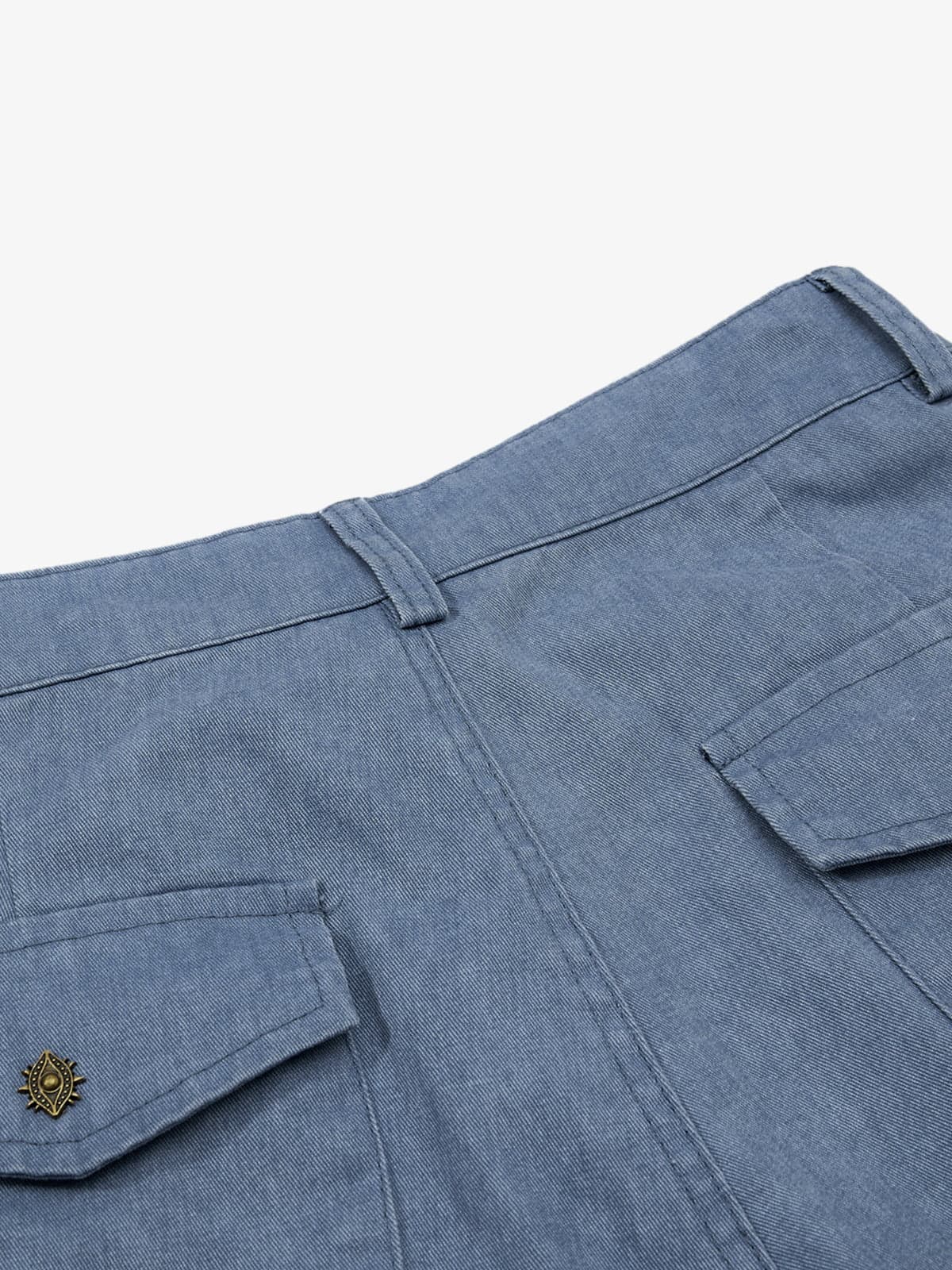 Black Denim Cargo Pants with Zippered Pockets Wide Leg High Waist Jeans?