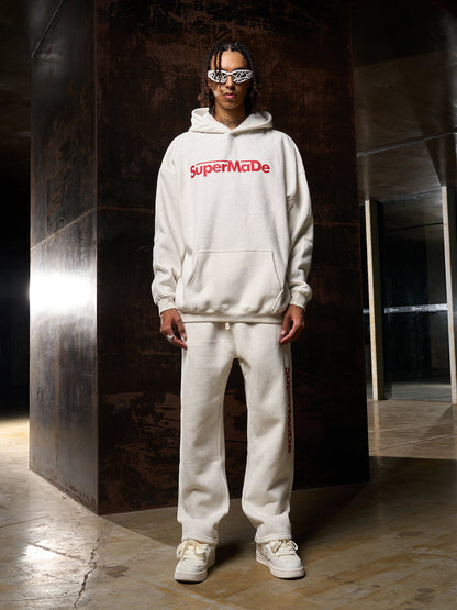 Streetwear SuperMade  Letter Print Casual Set 